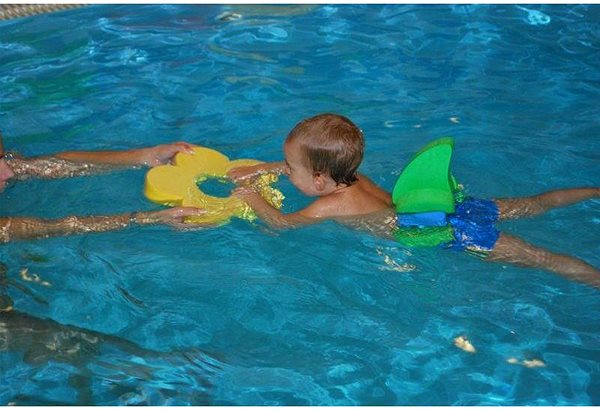 Swimming board Tutee Flower red .