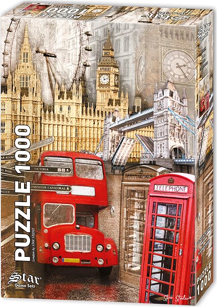 Puzzle Star Puzzle Londýn 1000 dielikov ...