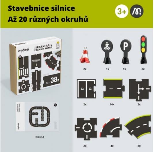 Mideer Road - Race Track Puzzle 38 Pieces