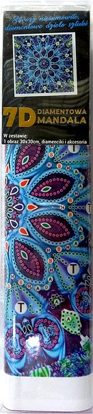Diamantové malování Norimpex 7D Magická mandala 30 × 30 cm ...
