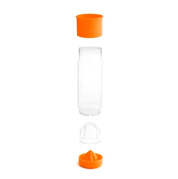 Dětský hrnek Munchkin Netekoucí hrnek s infuzérem 414 ml oranžový ...