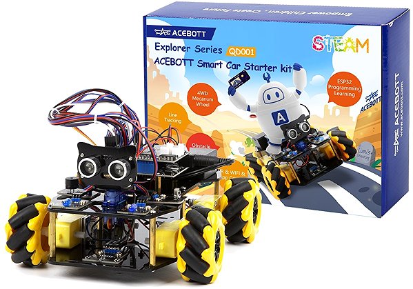 Acebott Auto Smart starter kit 4WD QD001 construction kit.