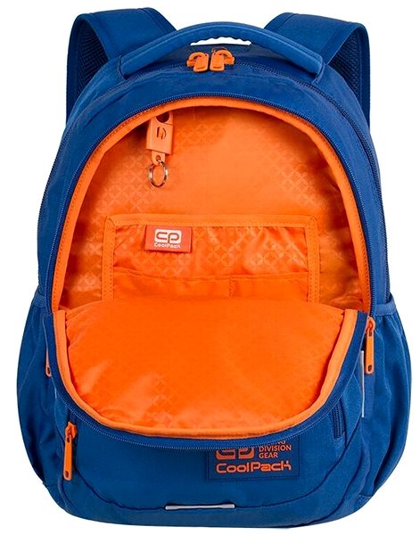 School Backpack CoolPack Dart XL Teal/Orange Features/technology