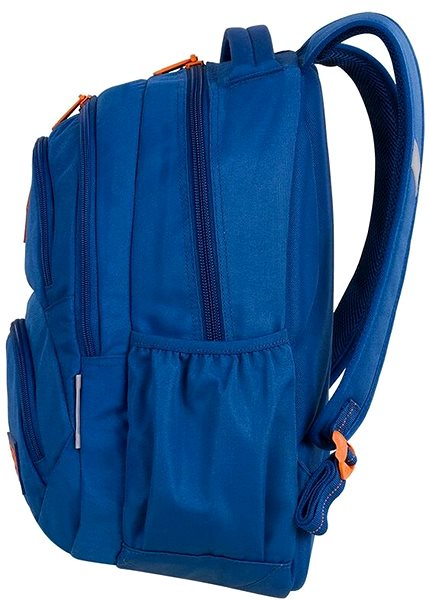 School Backpack CoolPack Dart XL Teal/Orange Lateral view