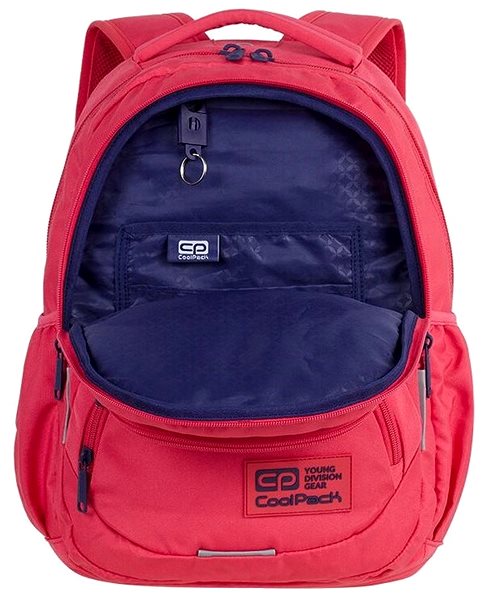 School Backpack CoolPack Dart XL Raspberry/Cobalt Features/technology