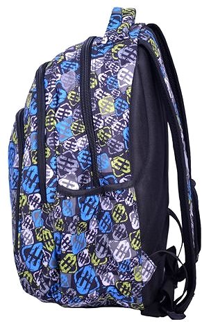 School Backpack CoolPack Strike Signs Lateral view
