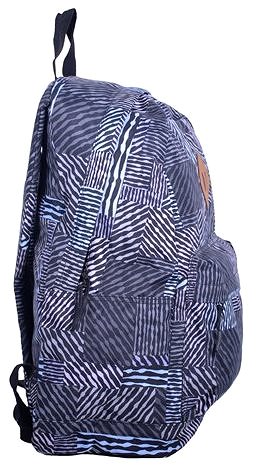 City Backpack COOLPACK Black Cross Monochromatic Side View