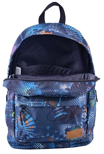 City Backpack COOLPACK Blue Cross Lights splash Features/technology
