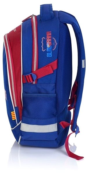 School Backpack FC Barcelona Fan Boat 7 Lateral view