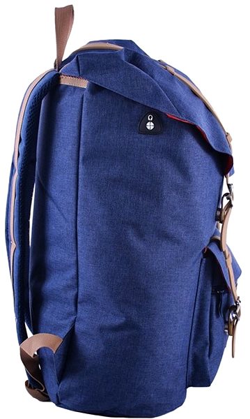 City Backpack HEAD Blue Retro blue HD-277 Side view