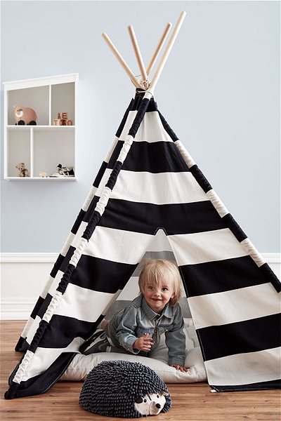 Tent for Children Teepee Black and White Tent Lifestyle