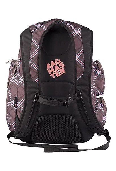School Backpack Bagmaster Ohio 01 A Brown/Blue Back page