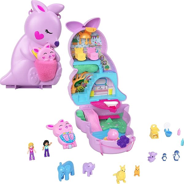 Gyerek ridikül Polly Pocket Pidi Pocket táska - Kenguru ...