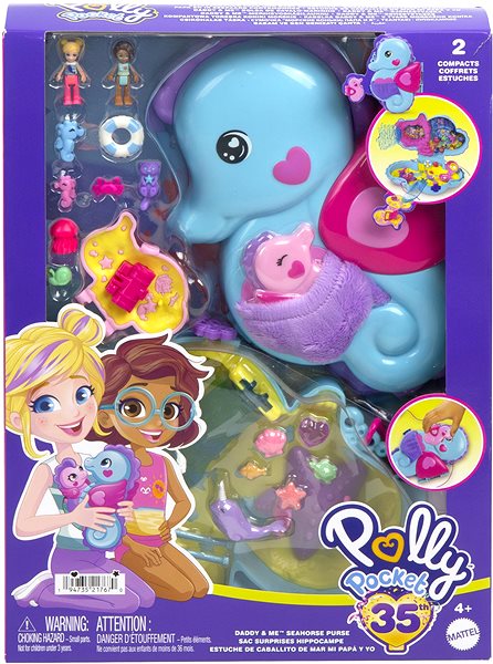 Dětská kabelka Polly Pocket Pidi pocketková kabelka - Mořský koník ...