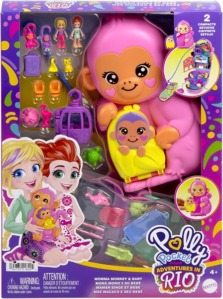 Kinder-Handtasche Polly Pocket PidiPocket-Handtasche - Affe ...