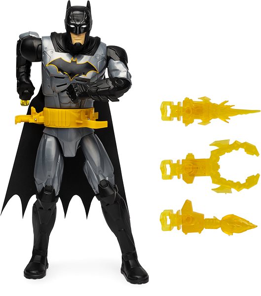 Figura Batman figura különleges effektekkel és kiegészítőkkel (30 cm) Csomag tartalma