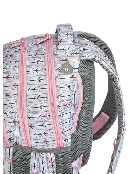 School Backpack Head HD-286 Lateral view