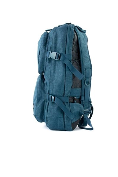 School Backpack Rucksack Only Free Blue Melange Lateral view