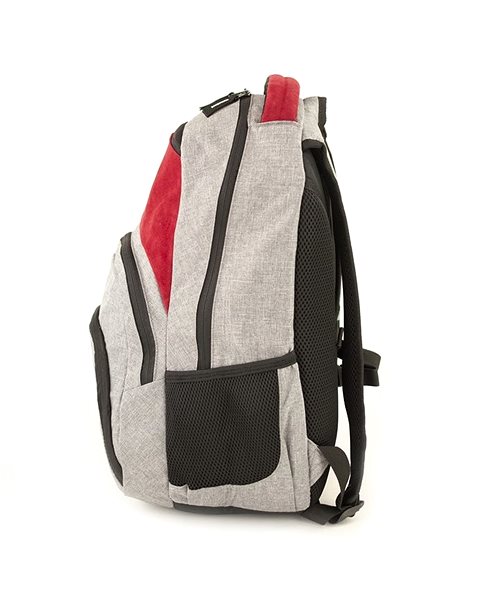 School Backpack Rucksack Only Wonder Velvet Grey Lateral view