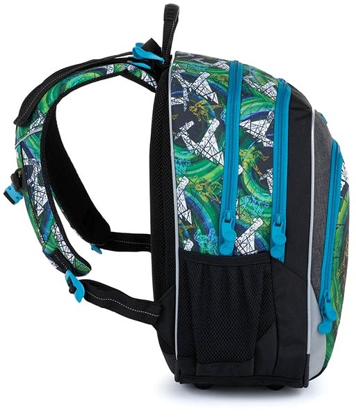 School backpack BAGMASTER NINY 21 A school backpack - robot .