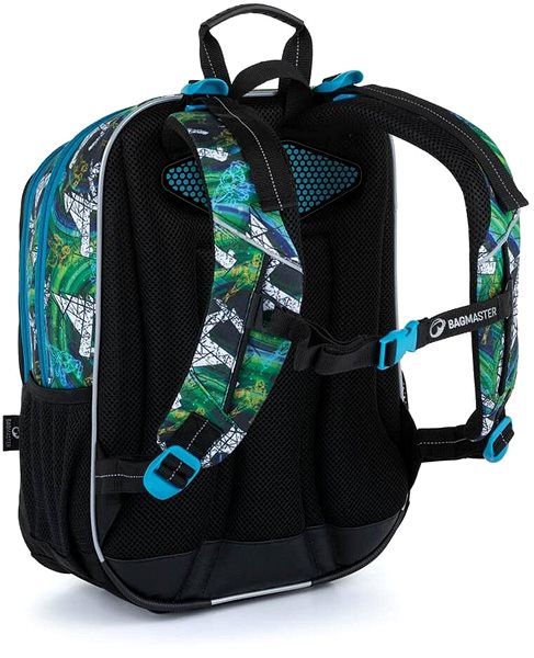 School backpack BAGMASTER NINY 21 A school backpack - robot .