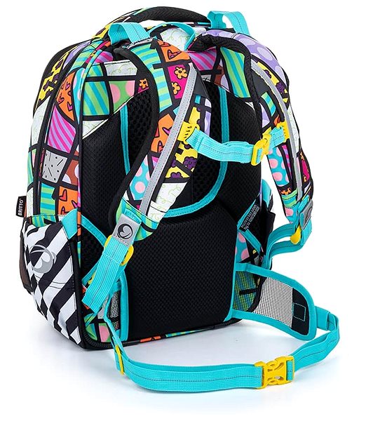 School backpack BAGMASTER VEGA 22 A school backpack - teddy bear .