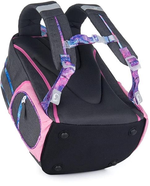School backpack BAGMASTER FLICK 22 A student backpack - pink .