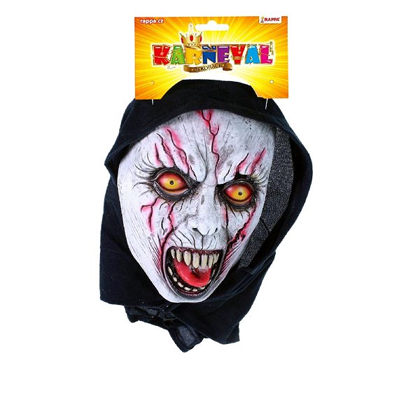 Karnevalová maska Maska zombie mníška ...