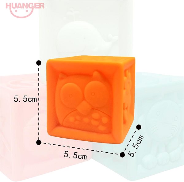 Bavytoy Sensory Cubes for Kids 12 pieces .