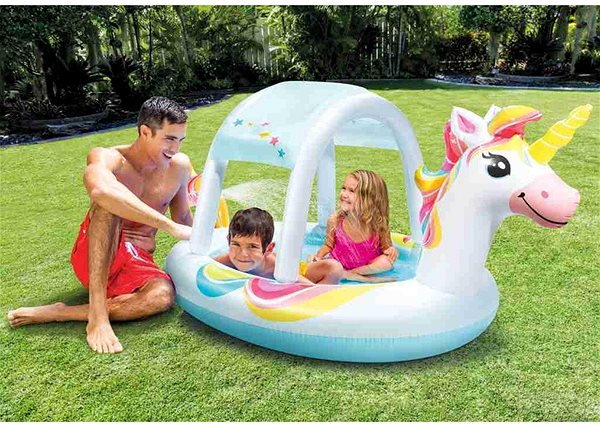 Detský bazén Intex detský bazénik so sprchou 58435, 254 × 132 × 109 cm ...