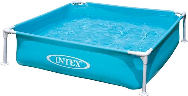 Detský bazén Intex bazén 57173, skládací, modrý, mini, 122 cm × 122 cm × 30 cm ...