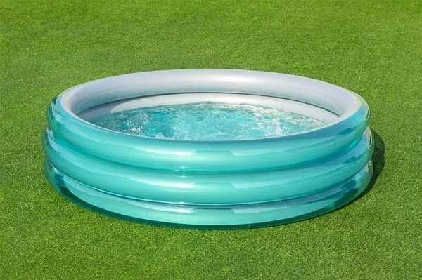 Dětský bazén Bestway nafukovací bazének Big Metallic, 2,01 × 0,53 m ...