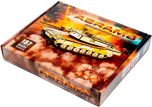 Holzpuzzle BusyKids 3D-Holzbausatz Panzer Abrams ...