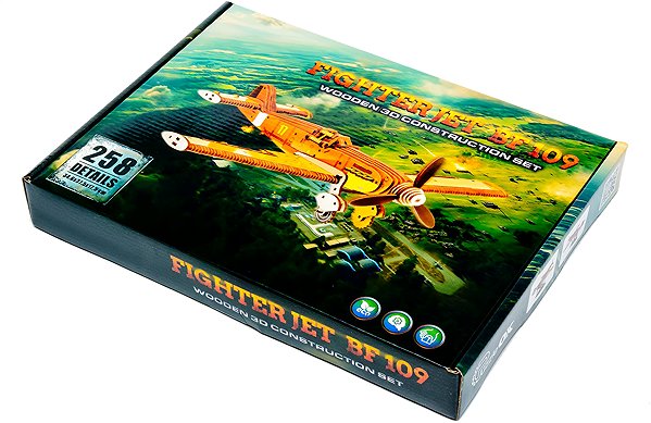 Holzpuzzle BusyKids 3D-Holzmodellbausatz Bf 109 ...