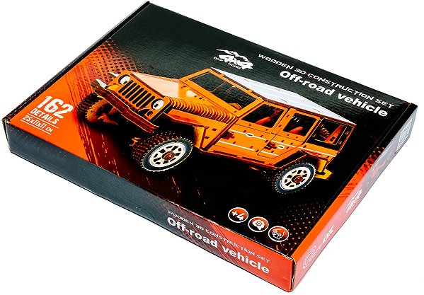 Holzpuzzle BusyKids 3D-Holzbausatz Geländewagen ...