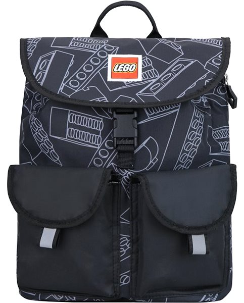 Městský batoh Městský dětský batoh LEGO Tribini HAPPY - černý Screen