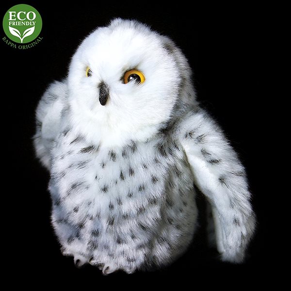 Plyšák Rappa Eco-friendly polární sova, 18 cm ...