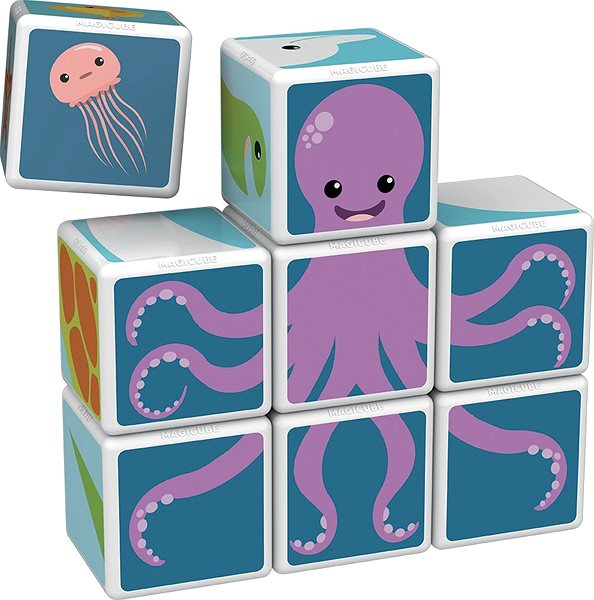 Building Set Magicube Sea animals Lateral view