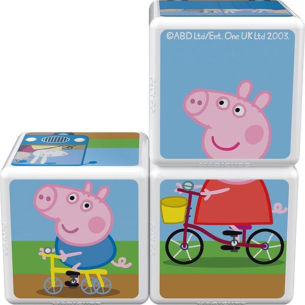 Magnetic Building Set Magicube Peppa Pig Travel with Peppa Screen