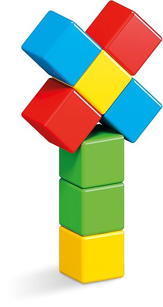 Építőjáték Magicube GREEN Line 8 Oldalnézet