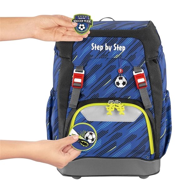 Iskolatáska Iskolai hátizsák Step by Step GRADE Football Jellemzők/technológia