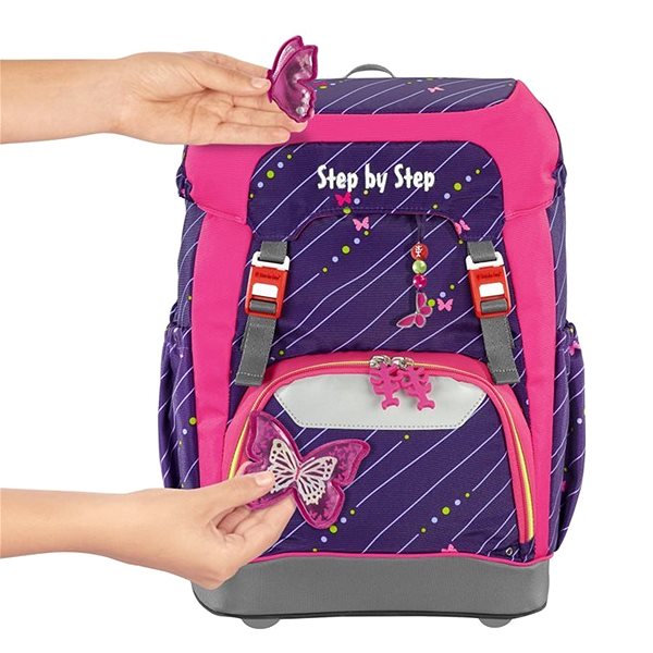 School Backpack School backpack Step by Step GRADE Glittering butterfly Features/technology