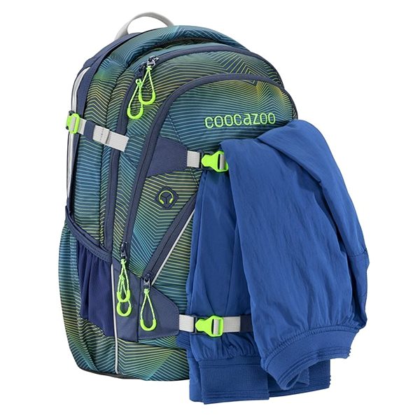 School Backpack School backpack coocazoo ScaleRale, Soniclights Green, AGR certificate Features/technology