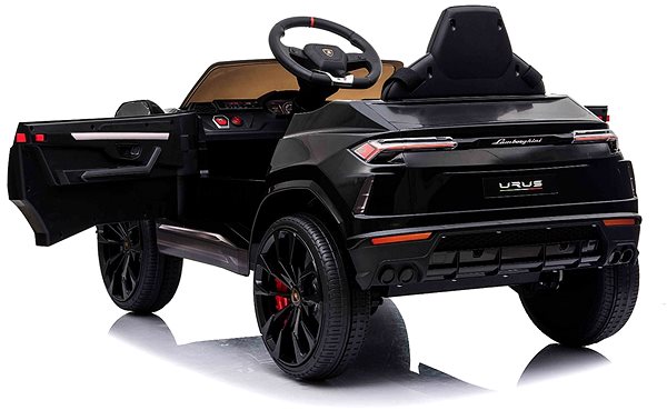 Dětské elektrické auto Lamborghini Urus, černé Boční pohled