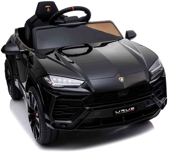 Dětské elektrické auto Lamborghini Urus, černé Boční pohled