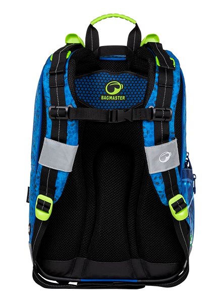 School Backpack Bagmaster School backpack Alfa 8A Back page