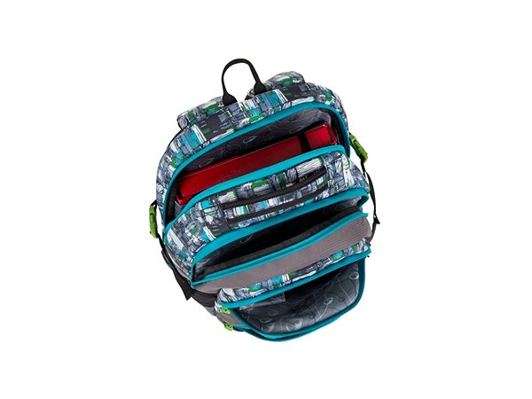 School Backpack Bagmaster School Backpack Alfa 8B Lateral view