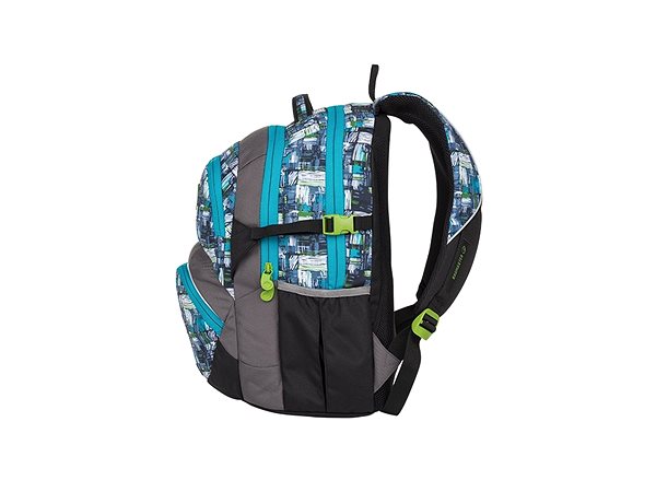 School Backpack Bagmaster School Backpack Alfa 8B Lateral view
