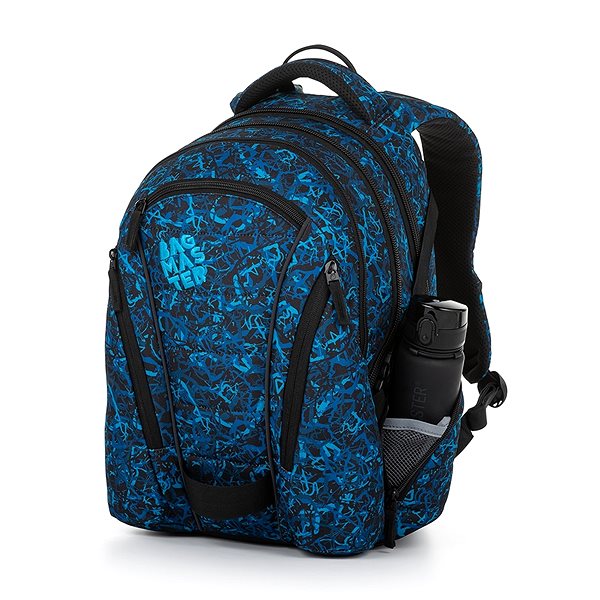 School Backpack Bagmaster School Backpack Alfa 9D Lateral view