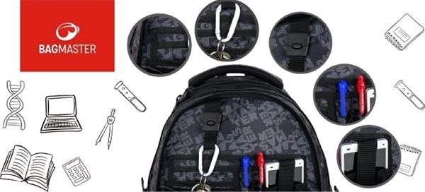 School Backpack Bagmaster School Backpack 115A Features/technology